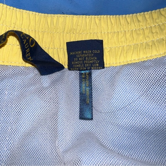 Polo Ralph Lauren Men’s Blue & White Swim Trunks – XL - Picture 9 of 11